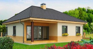 Строительство одноэтажных домов Ханты-Мансийск цена от 23833 руб. м2